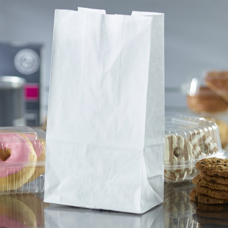 BAG, C-OUT 6 LB PAPR WHT