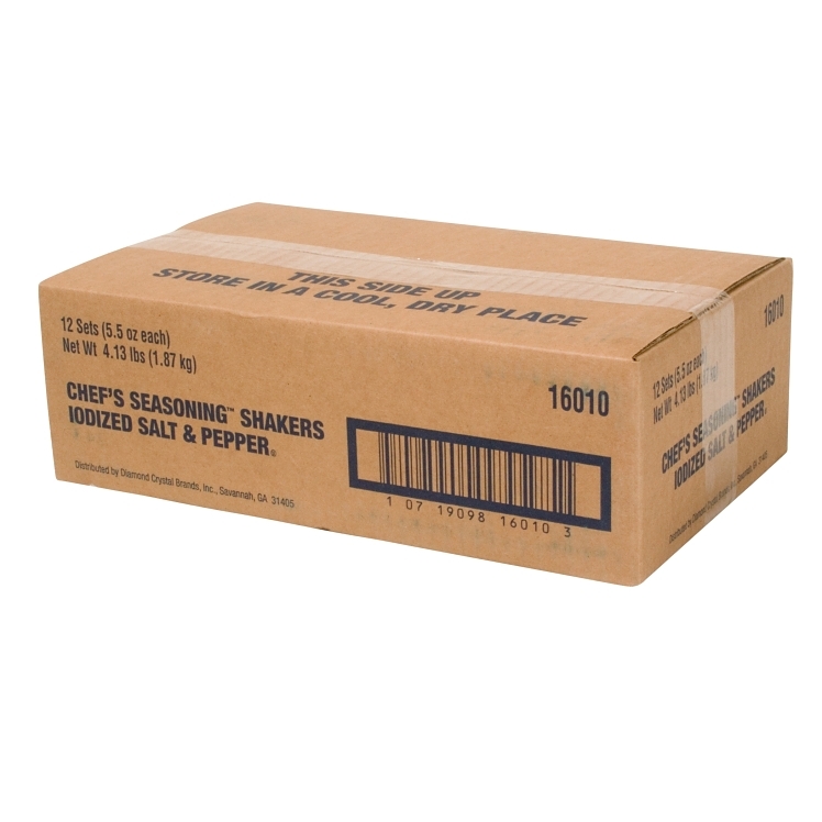 DIXIE CRYSTAL SEASONING SALT & PEPPER GRANULATED SET