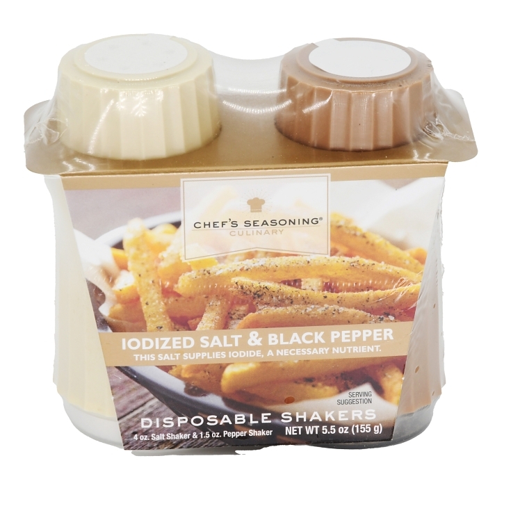 DIXIE CRYSTAL SEASONING SALT & PEPPER GRANULATED SET