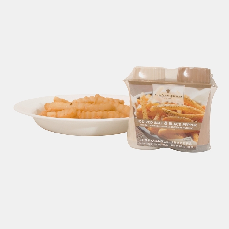 DIXIE CRYSTAL SEASONING SALT & PEPPER GRANULATED SET