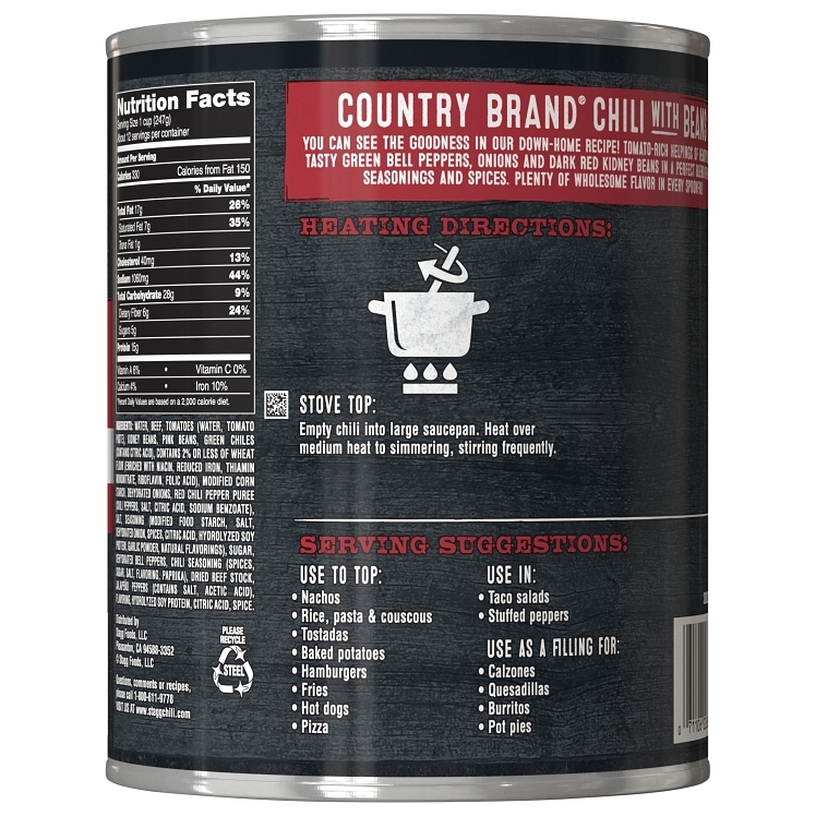 HORMEL CHILI WITH BEANS