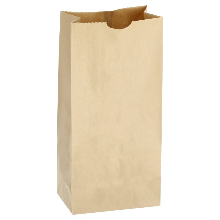 MONOGRAM BAG CARRY-OUT 16 LB PAPER KRAFT