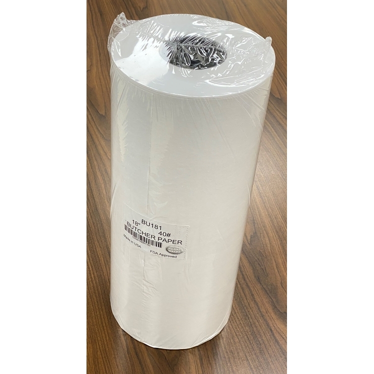 HANDY WACKS 18 X 1000' WHITE BUTCHER PAPER ROLL