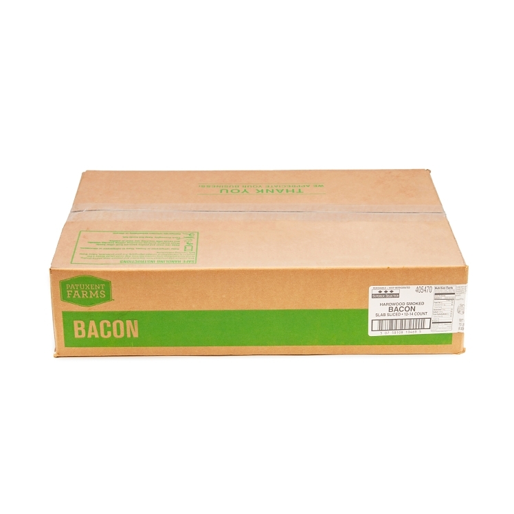 PATUXENT FARMS BACON PORK 12-14 SLICED SLAB