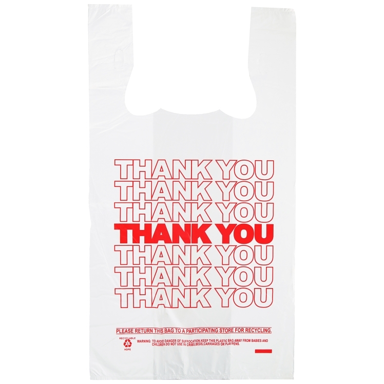 BAG, T-SHIRT 11.5X7X21 PLST