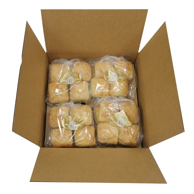 TURANO ROLL CIBATTA 4 SQUARE UNSLICED FROZEN