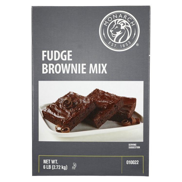 MONARCH BROWN FUDGE MIX PHOSPHATE-FREE