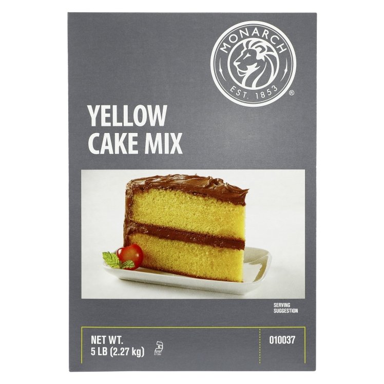 MONARCH YELLOW BUTTERMILK CAKE MIX PHOSPHATE-FREE