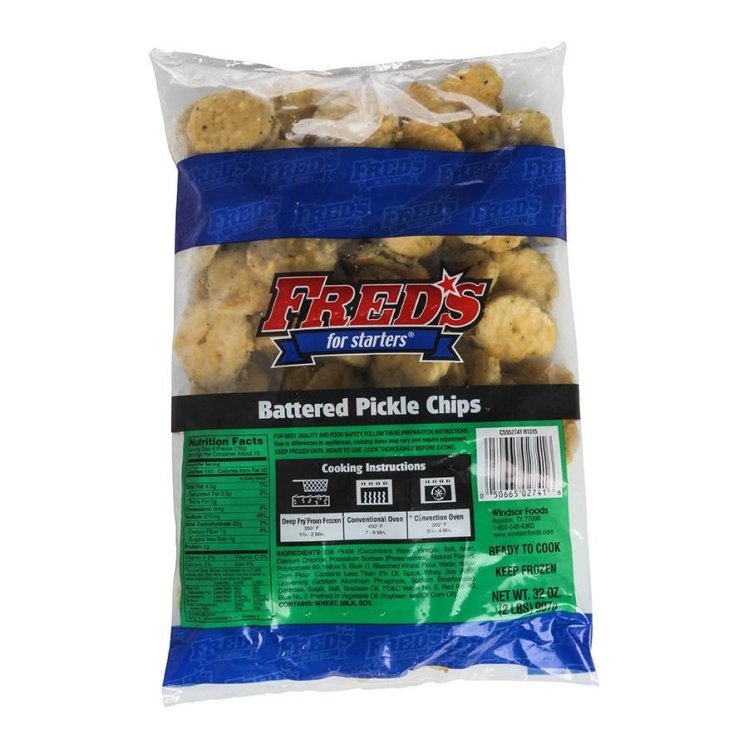 FRED'S BATTERED PICKLE CHIPS
