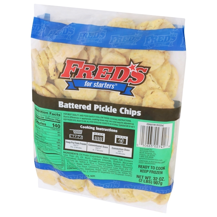 FRED'S BATTERED PICKLE CHIPS