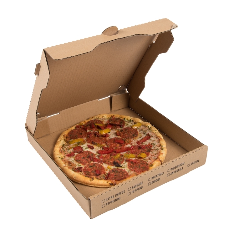 MONOGRAM 10 INCH KRAFT PIZZA BOX
