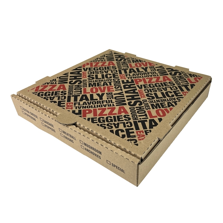 MONOGRAM 10 INCH KRAFT PIZZA BOX