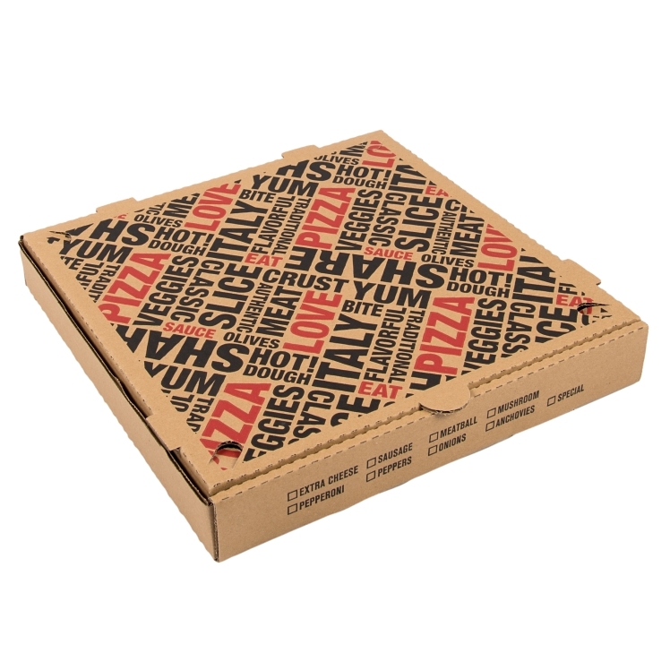 MONOGRAM 12 INCH ARTISAN KRAFT PIZZA BOX