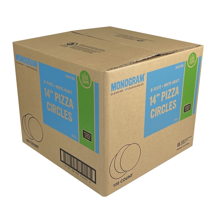 CIRCLE, PIZA 14  CRRG WHT B