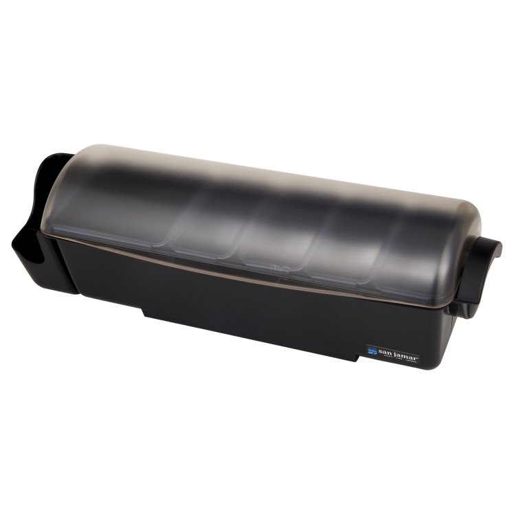 SAN JAMAR HOLDER, CONDIMENT 5 COMPARTMENT PLASTIC