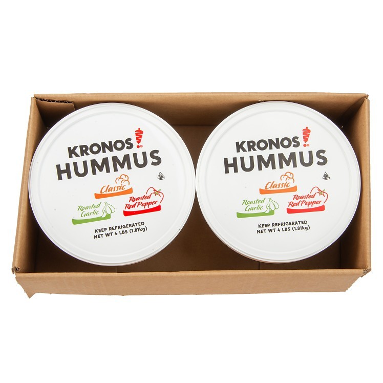 KRONOS ROASTED GARLIC HUMMUS