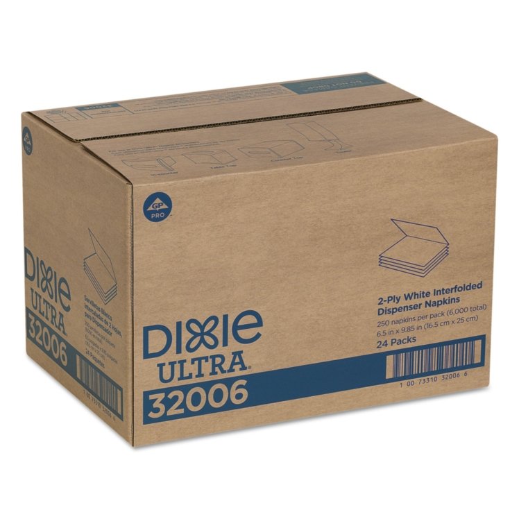 DIXIE ULTRA NAPKIN, DISPENSER NAPKIN WHITE
