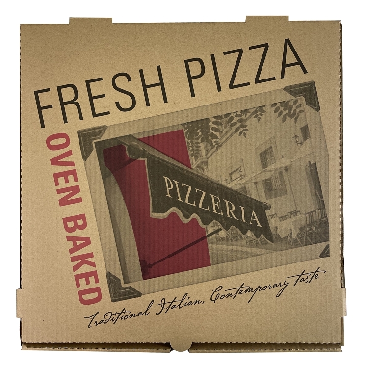 MONOGRAM 16 INCH KRAFT CAFE ITALIA PIZZA BOX