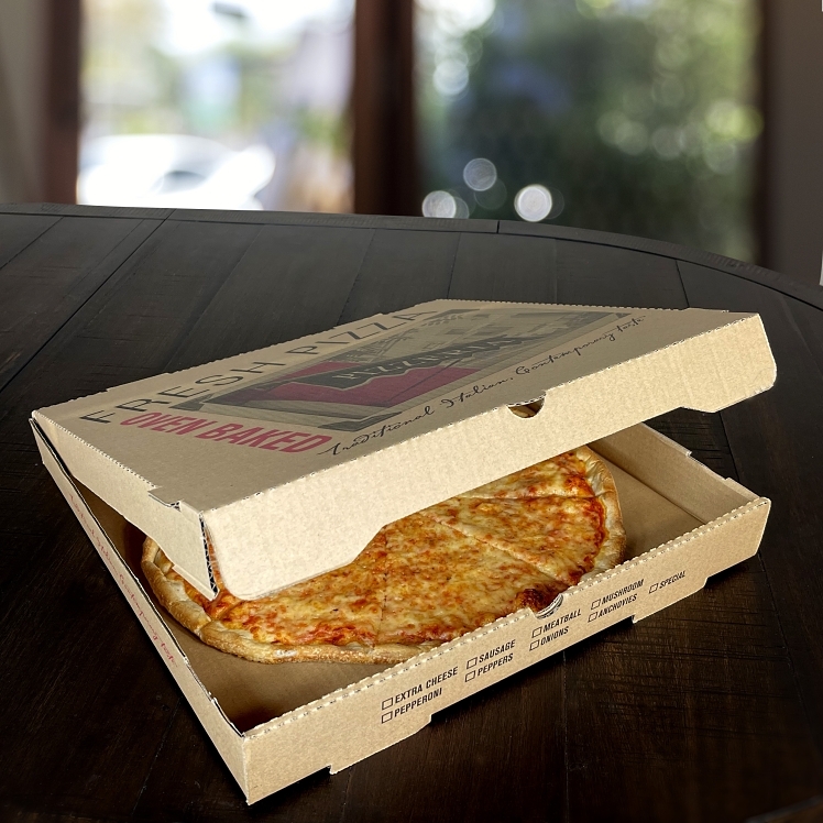 MONOGRAM 16 INCH KRAFT CAFE ITALIA PIZZA BOX