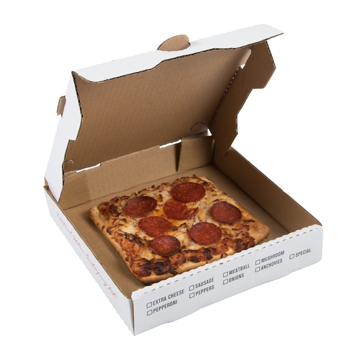 MONOGRAM BOX, PIZZA 8 INCH BUFFET WITH KRAFT CAFE STYLE