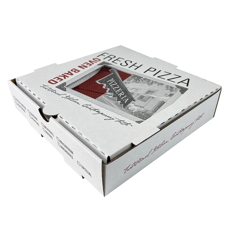 MONOGRAM BOX, PIZZA 8 INCH BUFFET WITH KRAFT CAFE STYLE