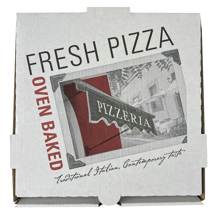 MONOGRAM BOX, PIZZA 8 INCH BUFFET WITH KRAFT CAFE STYLE