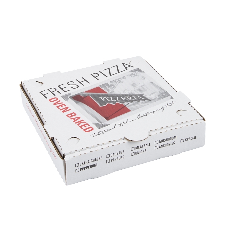 MONOGRAM BOX, PIZZA 8 INCH BUFFET WITH KRAFT CAFE STYLE