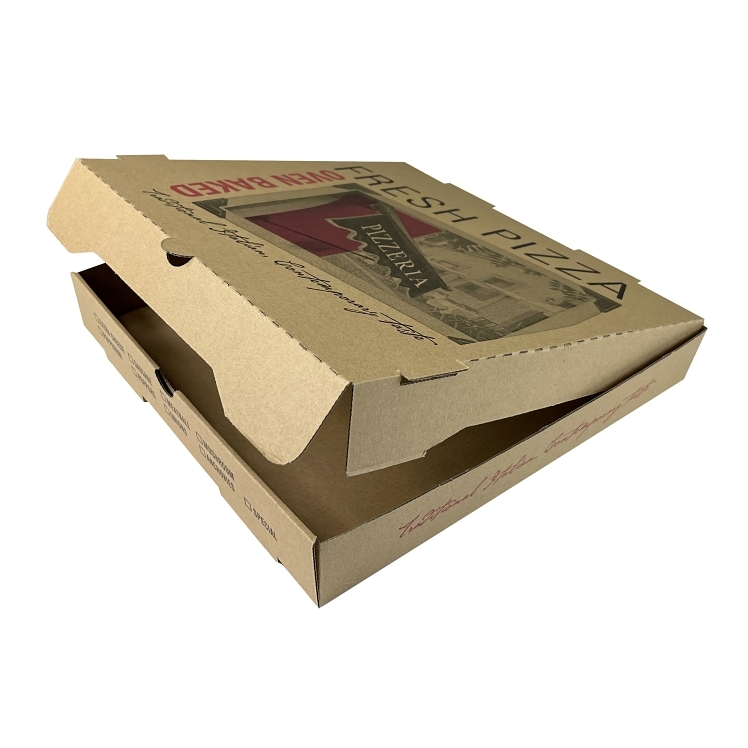 MONOGRAM BOX PIZZA 12 E-FLUTE KRAFT COATED KRAFT