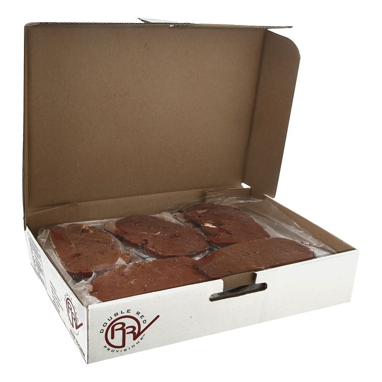 DOUBLE RED PROVISIONS / R BEEF LIVER SLICED 1724 RAW FROZEN