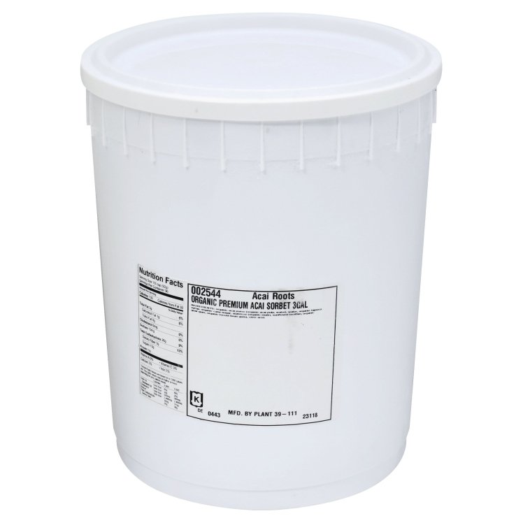 ACAI ROOTS PREMIUM ACAI SORBET TUB 3GA FROZEN