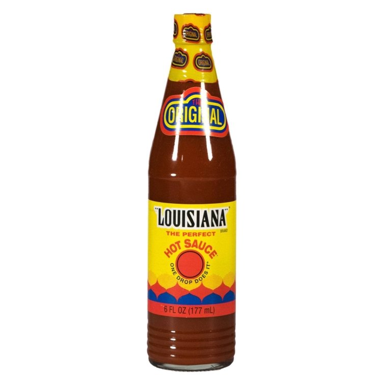 THE ORIGINAL LOUISIANA HOT SAUCE GLASS BOTTLE SHELF STABLE