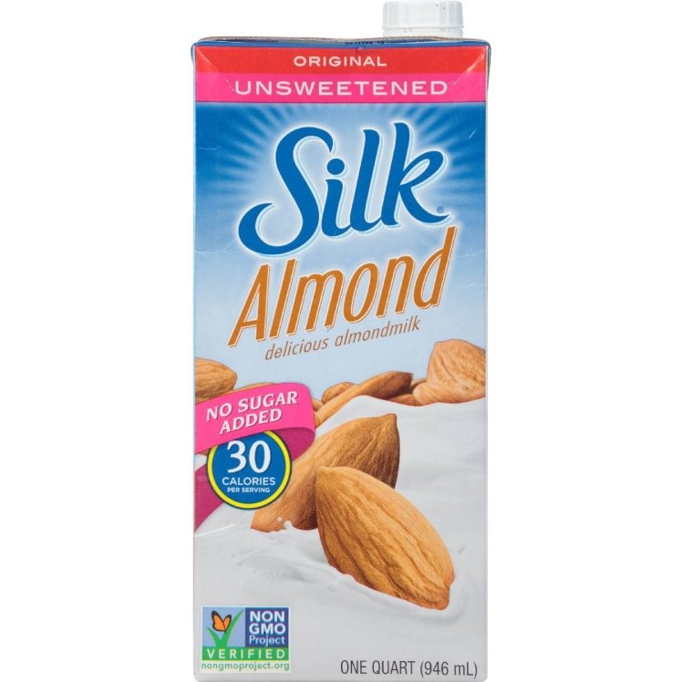 SILK ALMOND MILK UNSWEETENED