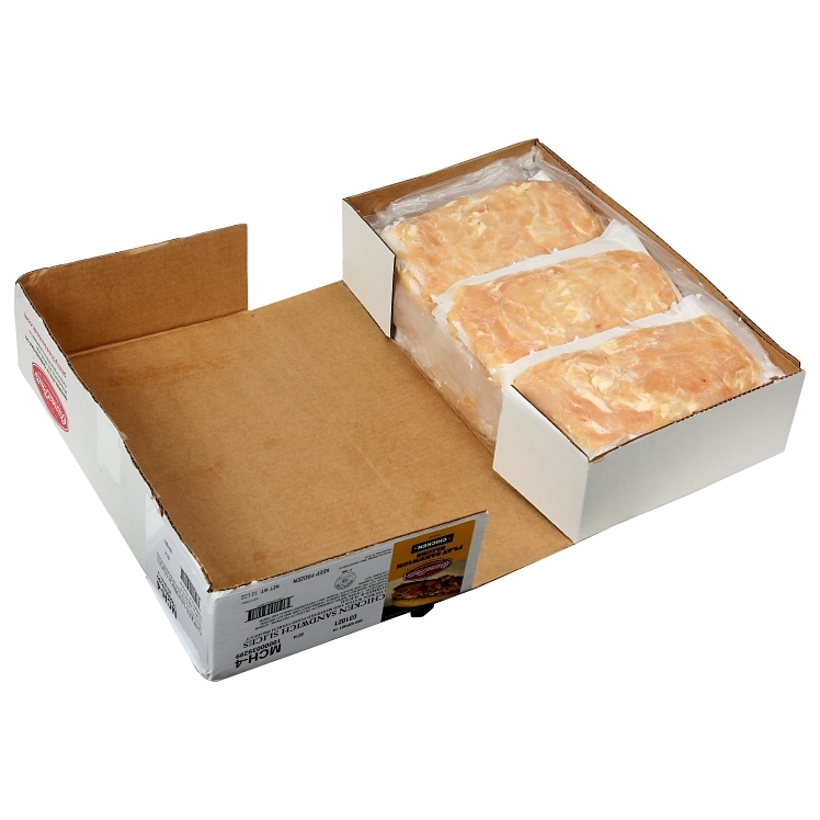 PHILADELPHIA CHEESESTEAK ORIGINAL PHILLY CHICKEN SANDWICH SLICES 4 OZ PORTIONS
