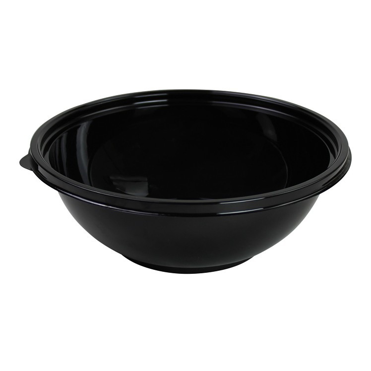 SABERT BLACK 80OZ ROUND BOWL