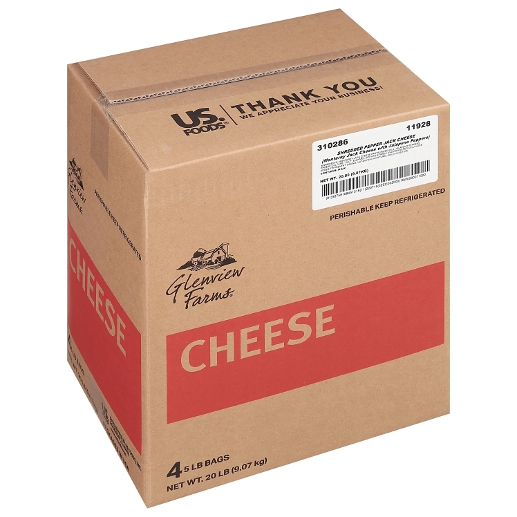 GLENVIEW FARMS CHEESE PEPPER JACK SHREDDED BAG
