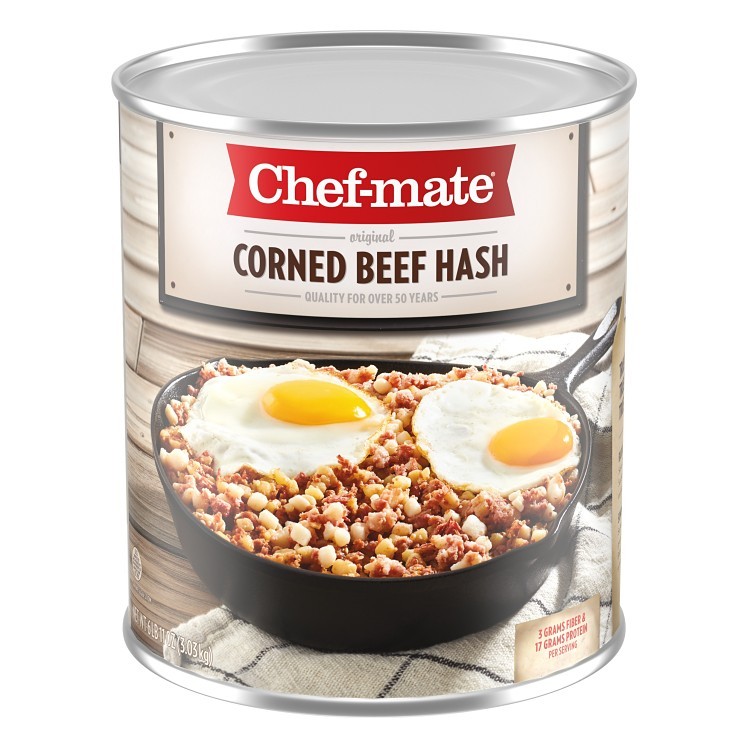 CHEF-MATE CORNED BEEF HASH