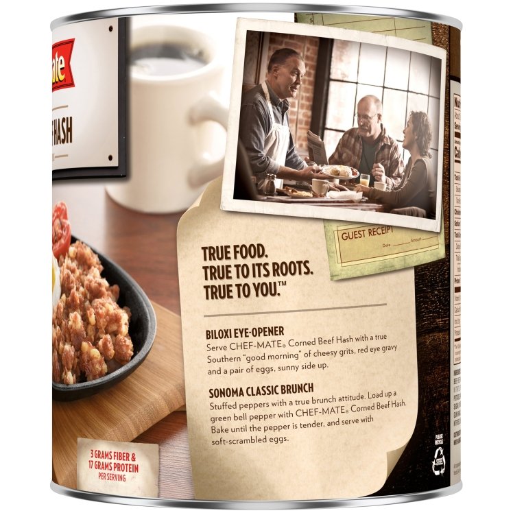 CHEF-MATE CORNED BEEF HASH