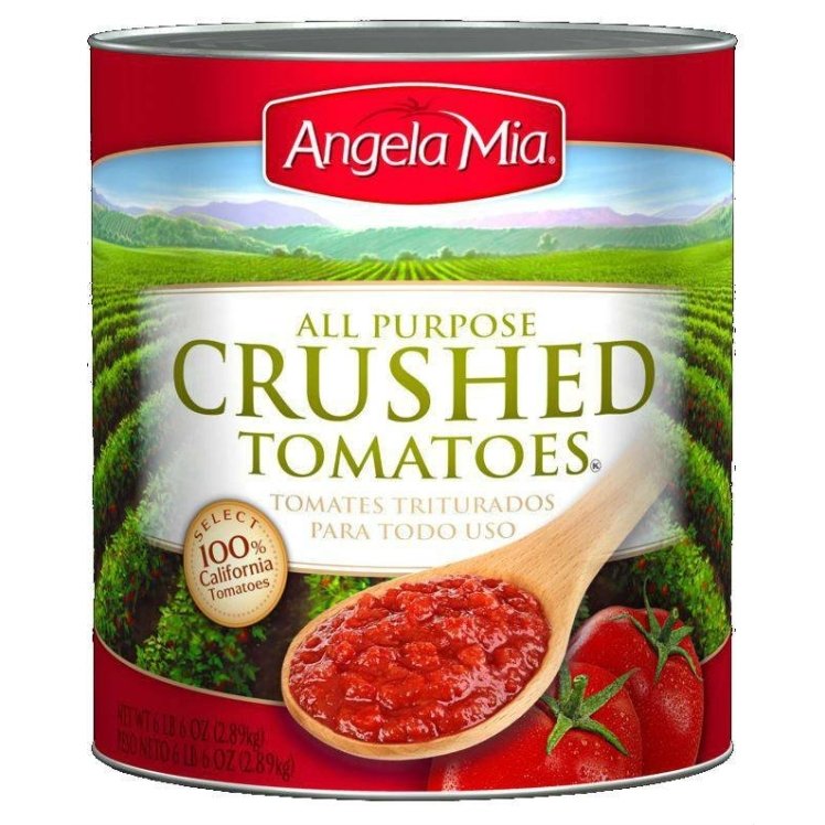 ANGELA MIA CRUSHED UNPEELED TOMATO PUREE CANNED