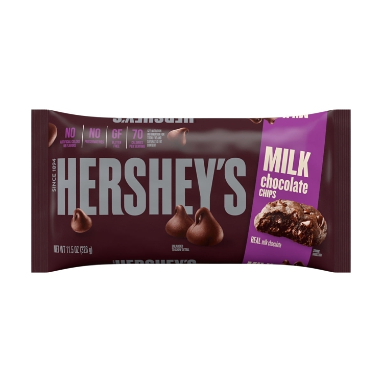 HERSHEY'S MILK CHOCOLATE CHIP DISPENSER
