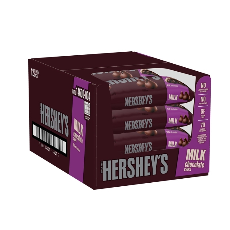 HERSHEY'S MILK CHOCOLATE CHIP DISPENSER
