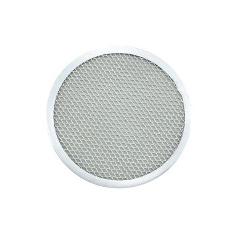 WINCO SCREEN PIZZA 9 INCH ALUMINUM SEAMLESS ROUND