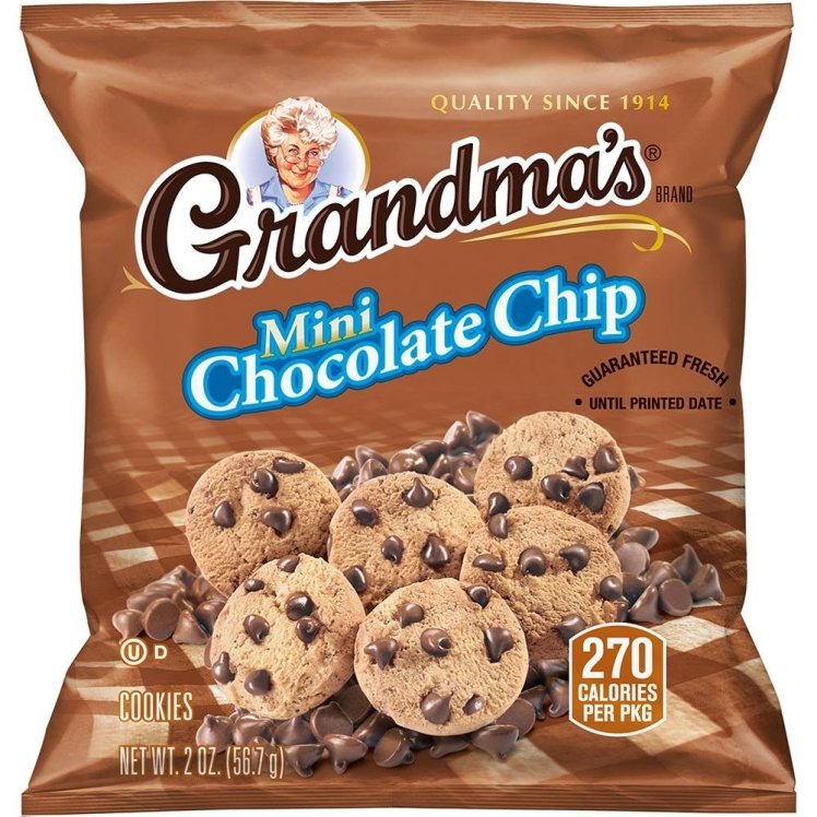 GRANDMA'S COOKIES MINI CHOCOLATE CHIP 2.12 OZ