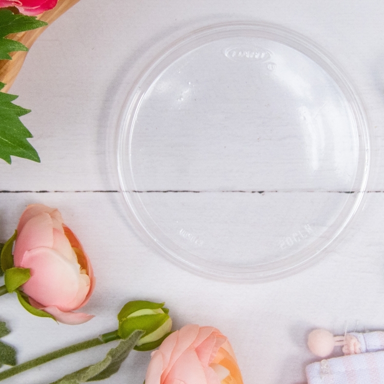 DART CLEAR PLASTIC NON VENTED COVER FOR 8-32 OZ CONTAINER