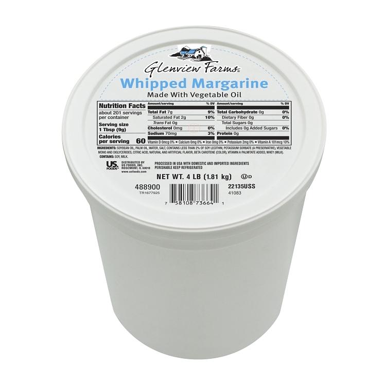 GLENVIEW FARMS MARGARINE SALTED TUB WRAPPED PHO-FREE
