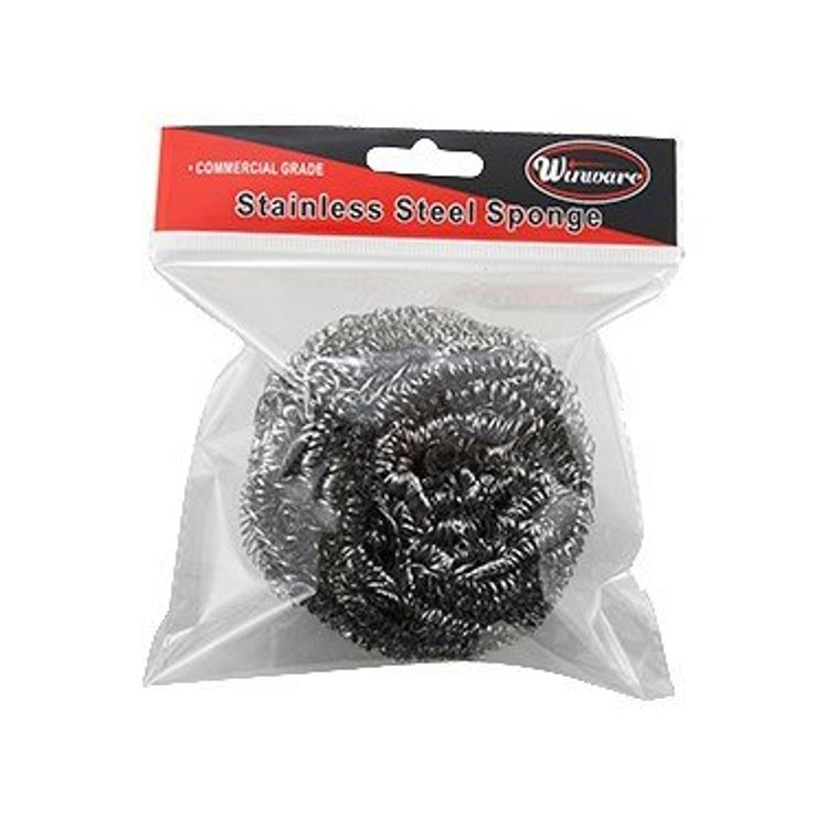 WINCO STAINLESS STEEL INTERWIRE SPONGE SCRUBBER