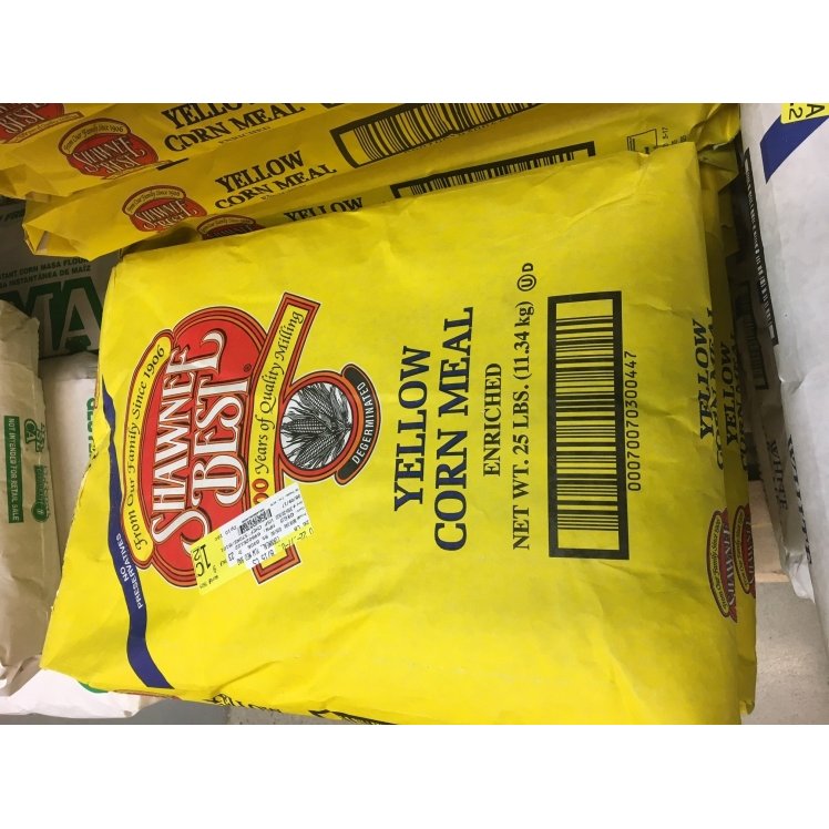 SHAWNEE BEST YELLOW MEDIUM CORNMEAL BAG