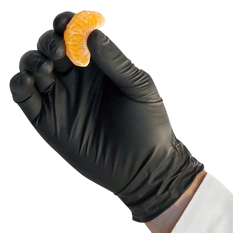 MONOGRAM BLACK AMBIDEXTROUS POWDER-FREE MEDIUM NITRILE GLOVE