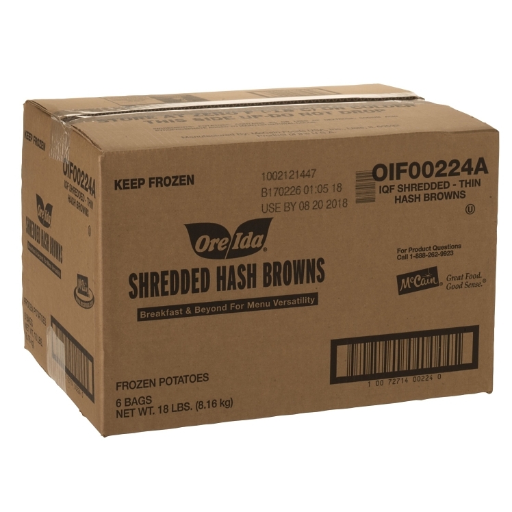 ORE-IDA FROZEN HASH BROWN POTATOES