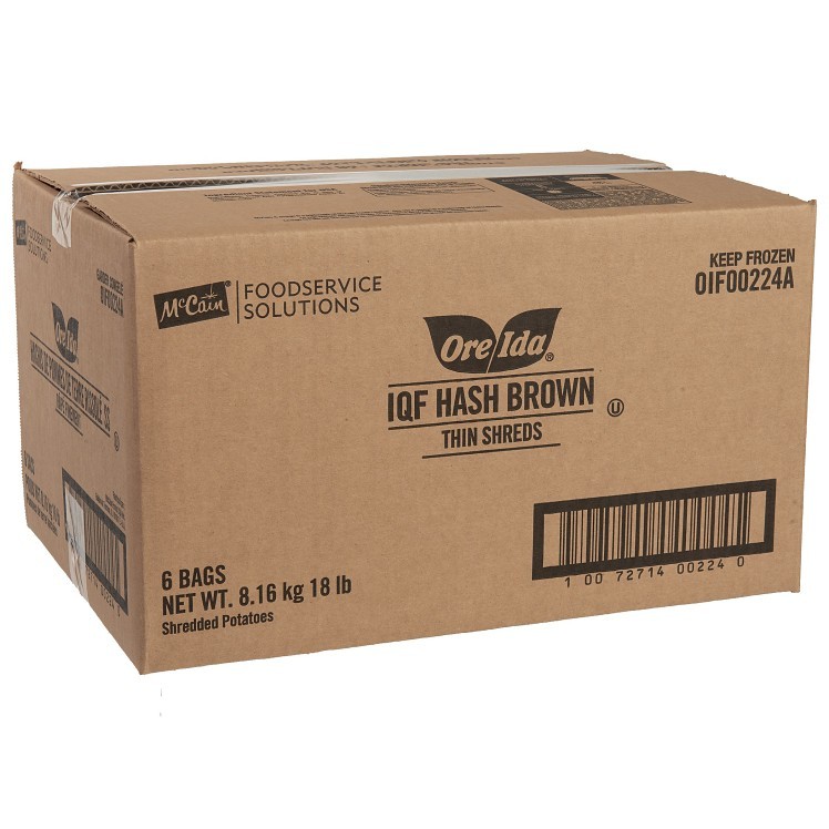 ORE-IDA FROZEN HASH BROWN POTATOES