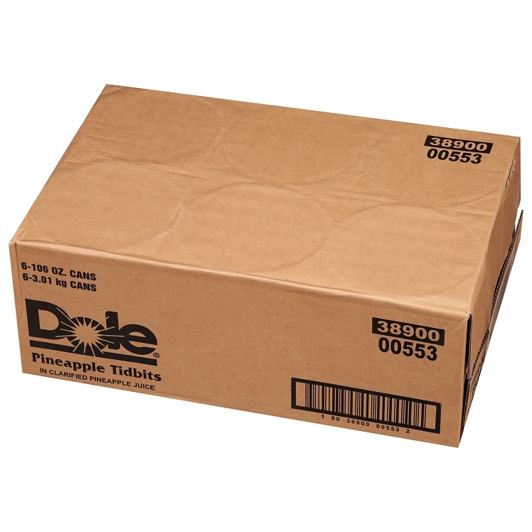 DOLE PINEAPPLE, TIDBIT IN JUICE NON